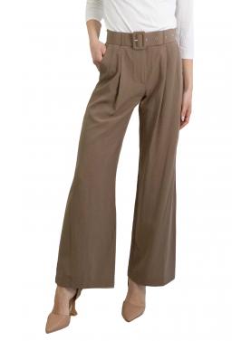 Pantaloni ampi vita alta con tasche Please